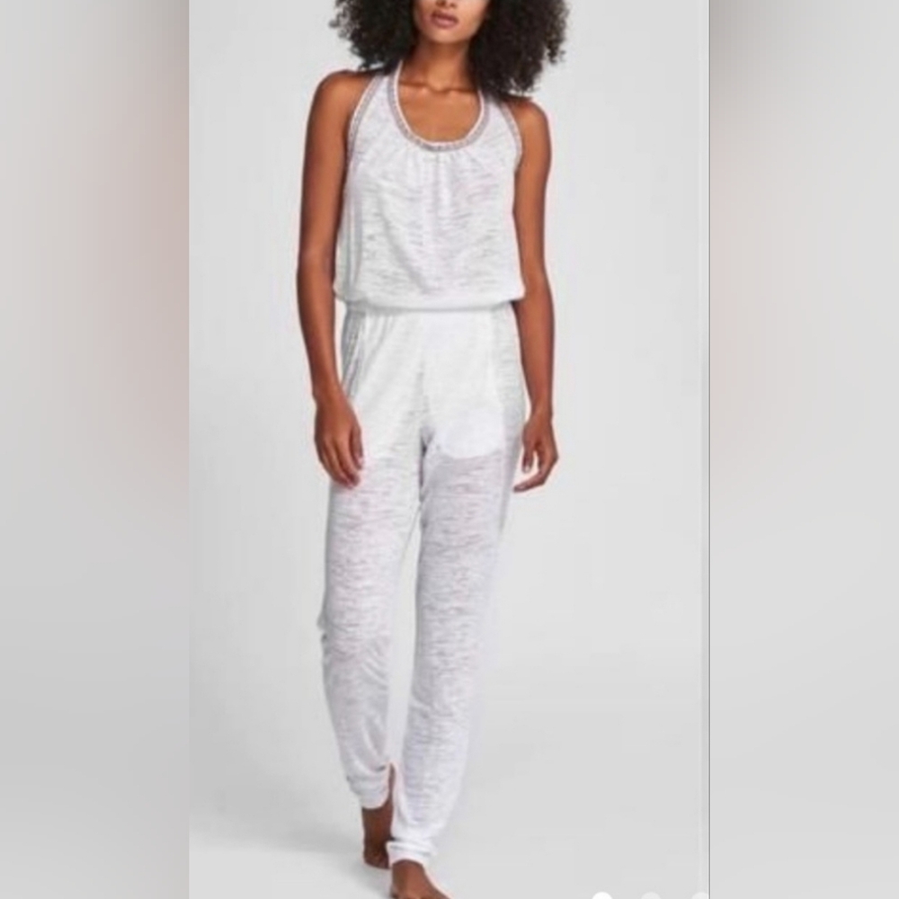 Pitusa Halter jumpsuit in white Size Standard M L XL